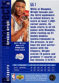 Lorenzen Wright  basketball card collectible - Main Image 2