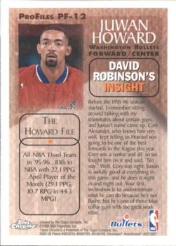 Juwan Howard  basketball card collectible - Main Image 2