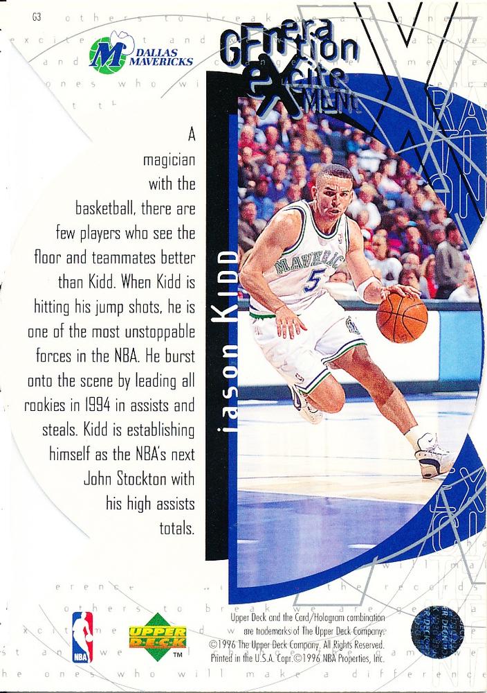 Jason Kidd  basketball card collectible - Main Image 2