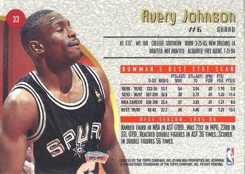 Avery Johnson  basketball card collectible - Main Image 2