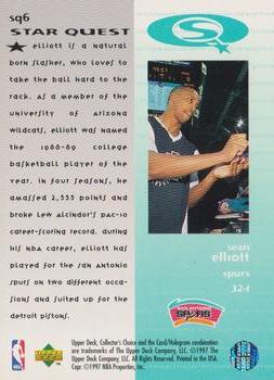 Sean Elliott basketball card collectible - Main Image 2