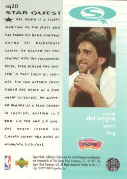 Vinny Del Negro  basketball card collectible - Main Image 2