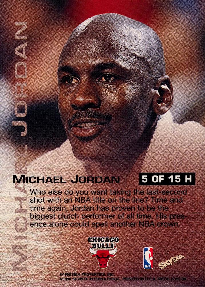 Michael Jordan  basketball card collectible - Main Image 2