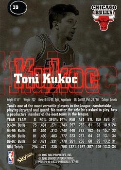 Toni Kukoc  basketball card collectible - Main Image 2