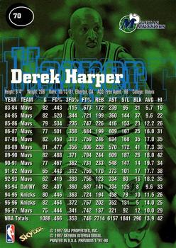 Derek Harper  basketball card collectible - Main Image 2