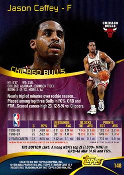 Jason Caffey  basketball card collectible - Main Image 2