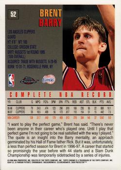 Brent Barry  basketball card collectible - Main Image 2