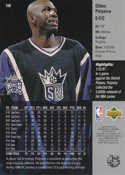 Olden Polynice  basketball card collectible - Main Image 2