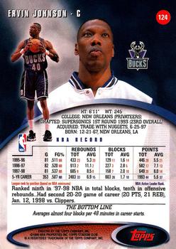 Ervin Johnson  basketball card collectible - Main Image 2