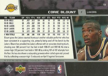 Corie Blount  basketball card collectible - Main Image 2