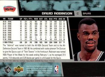 David Robinson  basketball card collectible - Main Image 2