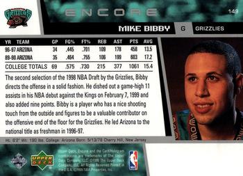 Mike Bibby  basketball card collectible - Main Image 2