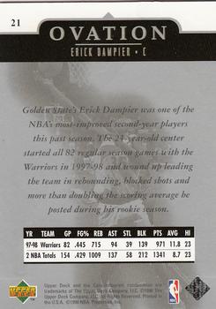 Erick Dampier  basketball card collectible - Main Image 2