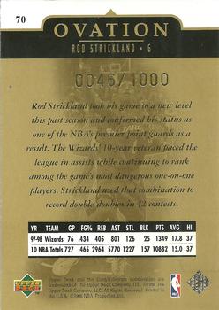 Rod Strickland basketball card collectible - Main Image 2