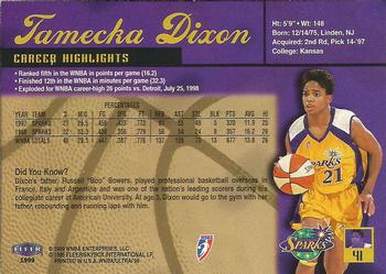 Tamecka Dixon  basketball card collectible - Main Image 2