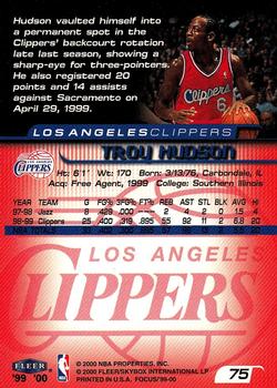 Troy Hudson  basketball card collectible - Main Image 2