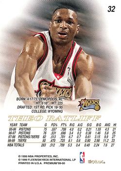 Theo Ratliff  basketball card collectible - Main Image 2