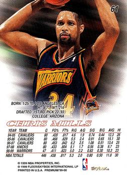Chris Mills  basketball card collectible - Main Image 2