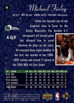 Michael Finley  basketball card collectible - Main Image 2