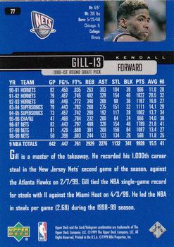 Kendall Gill  basketball card collectible - Main Image 2