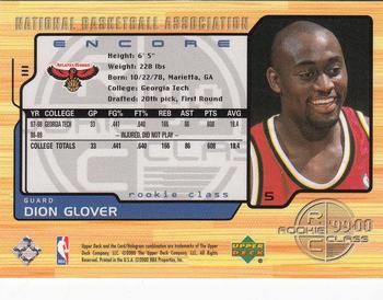 Dion Glover  basketball card collectible - Main Image 2