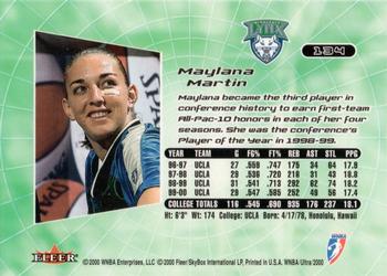 Maylana Martin  basketball card collectible - Main Image 2