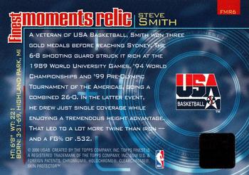 Steve Smith basketball card collectible - Main Image 2