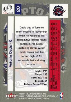 Antonio Davis  basketball card collectible - Main Image 2