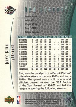 Dave Bing  basketball card collectible - Main Image 2