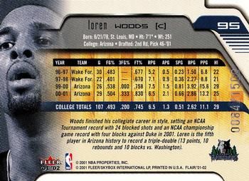 Loren Woods  basketball card collectible - Main Image 2