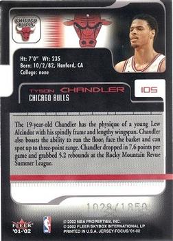Tyson Chandler  basketball card collectible - Main Image 2