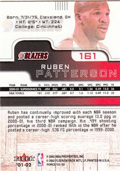 Ruben Patterson  basketball card collectible - Main Image 2