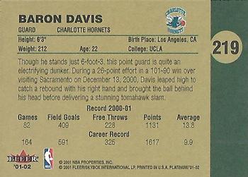 Baron Davis  basketball card collectible - Main Image 2