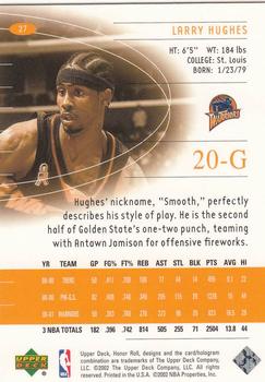 Larry Hughes  basketball card collectible - Main Image 2