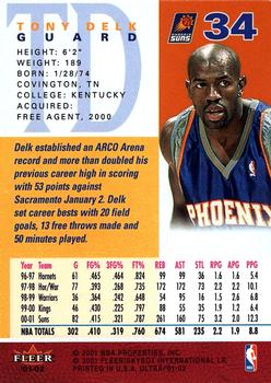 Tony Delk  basketball card collectible - Main Image 2