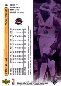 Jerome Williams  basketball card collectible - Main Image 2
