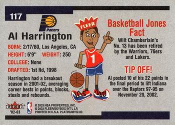 Al Harrington  basketball card collectible - Main Image 2