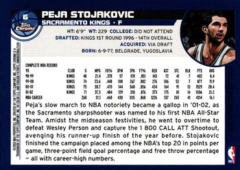 Peja Stojakovic  basketball card collectible - Main Image 2