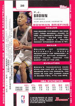 P.J. Brown  basketball card collectible - Main Image 2