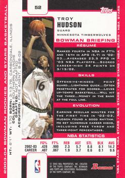 Troy Hudson  basketball card collectible - Main Image 2