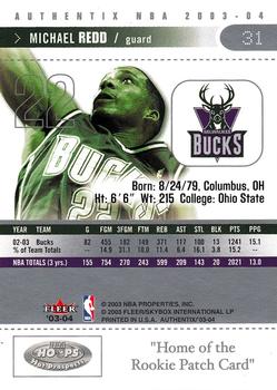 Michael Redd  basketball card collectible - Main Image 2