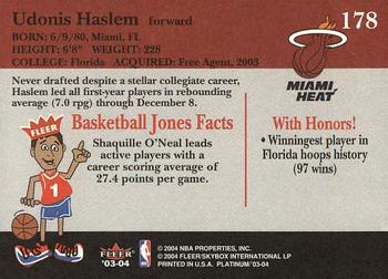 Udonis Haslem  basketball card collectible - Main Image 2