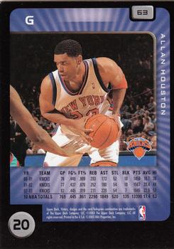 Allan Houston  basketball card collectible - Main Image 2