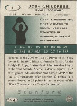 Josh Childress  basketball card collectible - Main Image 2