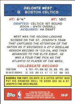 Delonte West  basketball card collectible - Main Image 2