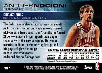Andres Nocioni  basketball card collectible - Main Image 2