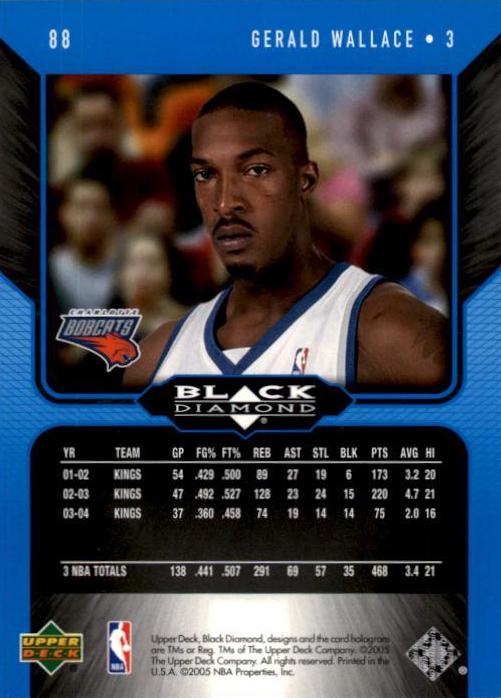 Gerald Wallace  basketball card collectible - Main Image 2