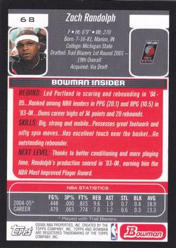 Zach Randolph  basketball card collectible - Main Image 2