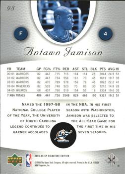 Antawn Jamison  basketball card collectible - Main Image 2