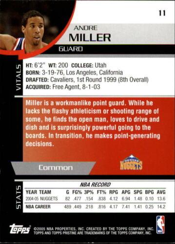 Andre Miller  basketball card collectible - Main Image 2